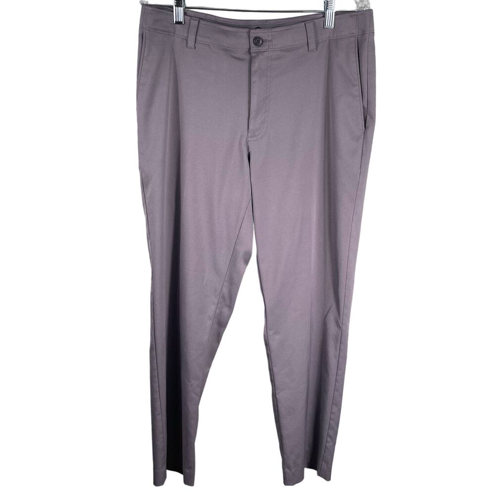 Pro Tour Pants Trousers Men's Size 34x32 Lightweight Gray Poly Golf Pants Sports